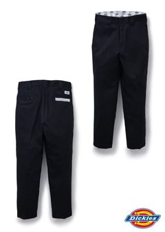 10/L DICKIES SLIM FIT PANTS "BENEDICT" (BLACK) / ディッキーズ コラボチノパンツ
