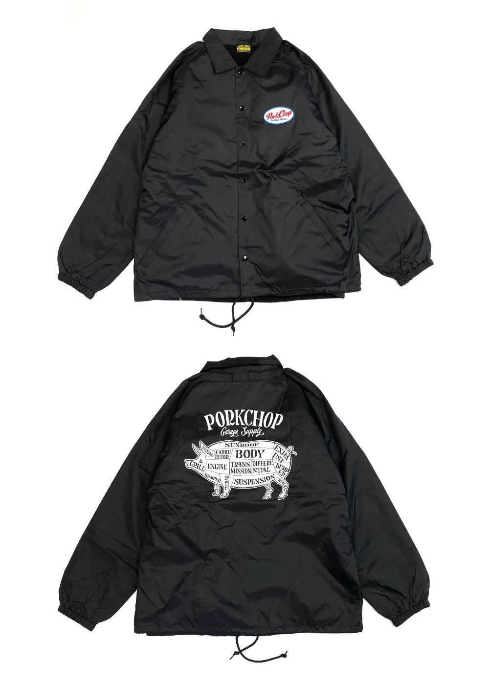 PORKCHOP GARAGE SUPPLY - BOA COACH JKT (BLACK) / ボア