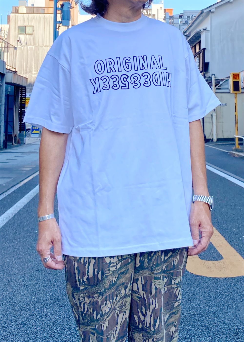 Original S/S Tee (WHITE) / 西浦徹 コラボ Tシャツ