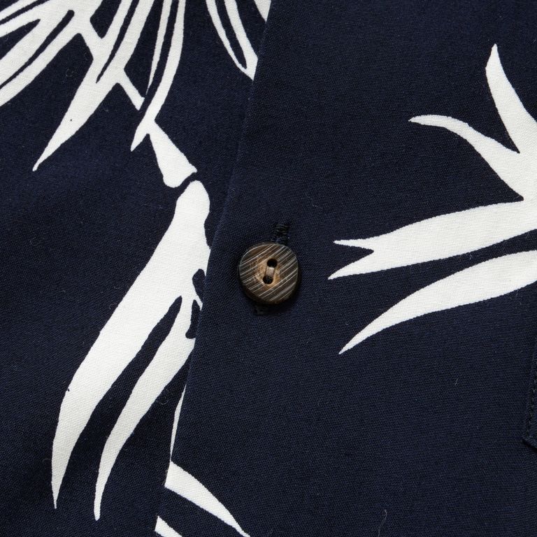 RATS - ALOHA S/S SHIRT (NAVY) / アロハ シャツ | LOOPHOLE