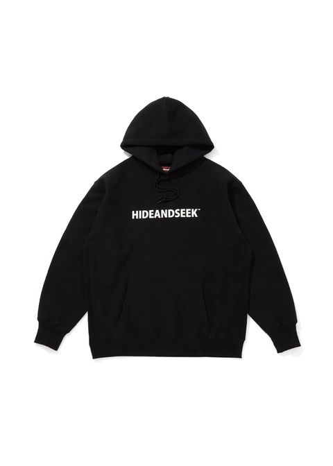 Logo Hooded Sweat Shirt (BLACK) / ロゴ スウェット パーカー