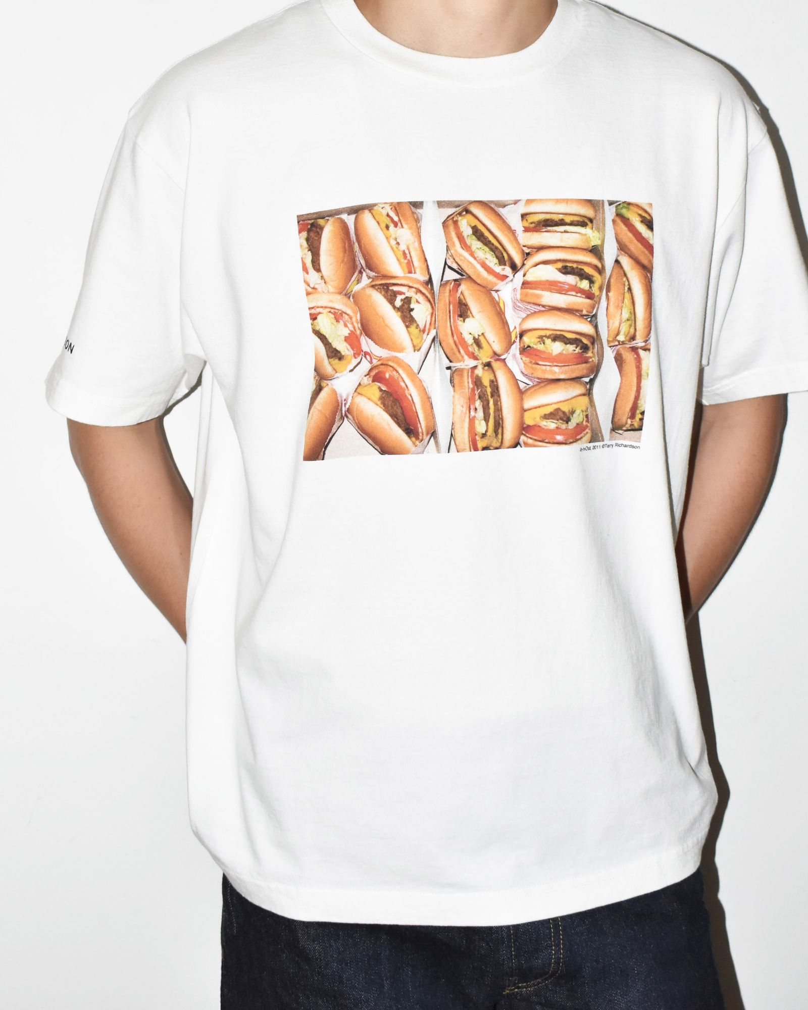 Terry Richardson×STEI-lo “In-n-Out” Tee  (WHITE) / ×スティーロ×テリー・リチャードソン コラボ フォト Tシャツ