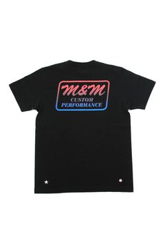 PRINT S/S TEE (BLACK) / ×TAMAGAWA DINER コラボT
