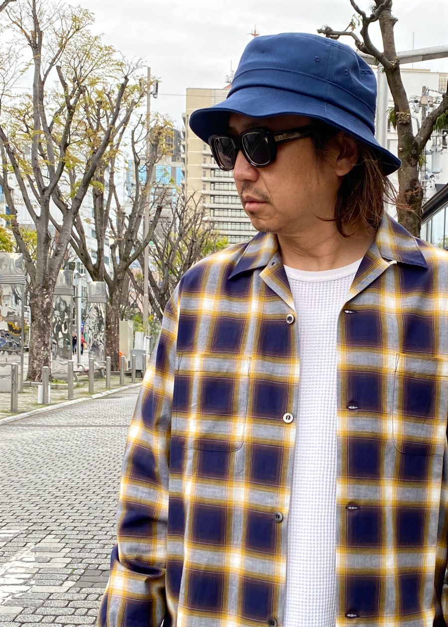 CA4LA Ex. BOONIE HAT "BOBBY" (NAVY) / カシラ コラボレーション バケットハット