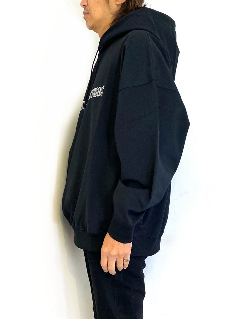 COOTIE PRODUCTIONS - Polyester Ripstop Jersey Hoodie (BLACK 