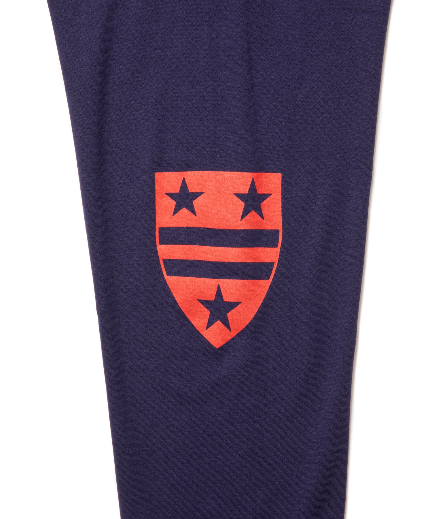 【ラスト1点】RTTW.C LS TEE (NAVY) / カレッジロゴ プリント Tシャツ