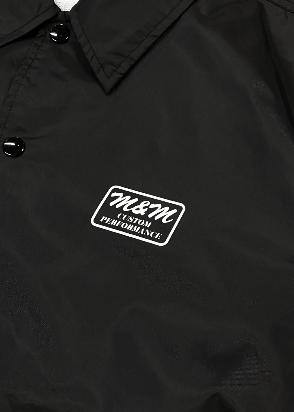 Coach Jacket (BLACK) / プリント コーチジャケット