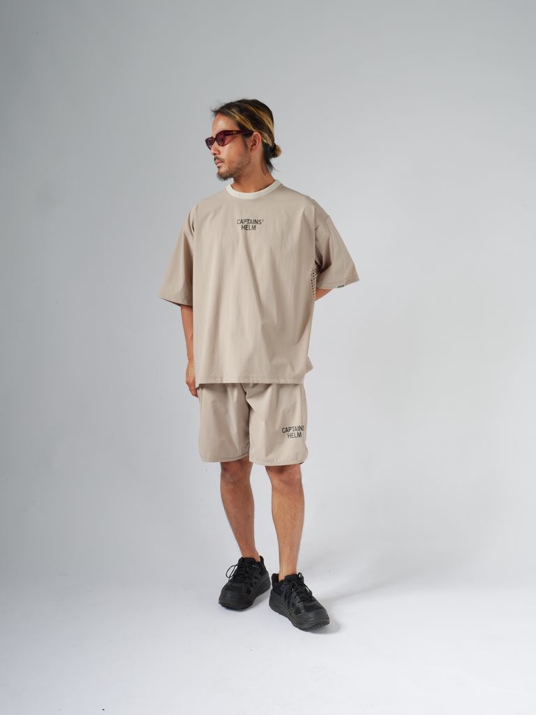 CAPTAINS HELM - DRY STRETCH SURF TEE (BEIGE) / ドライストレッチ  