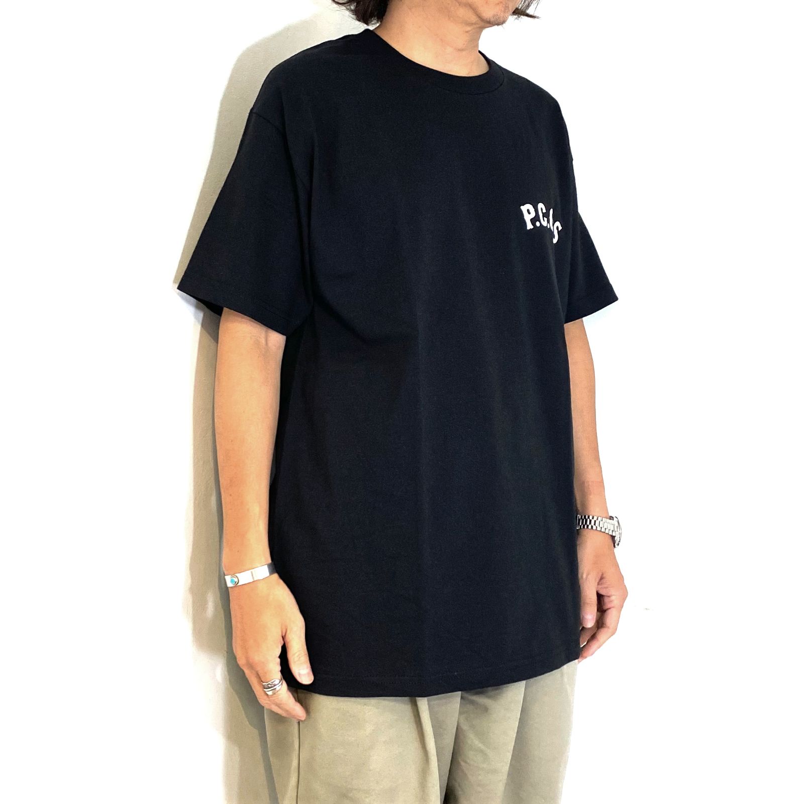 CIRCLE PORK TEE (BLACK) / サークルポーク Tシャツ