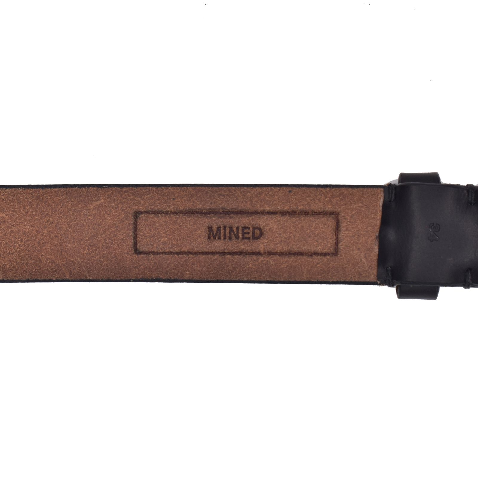 Bridle Leather Officer Belt (BLK)  / レザー オフィサー ベルト