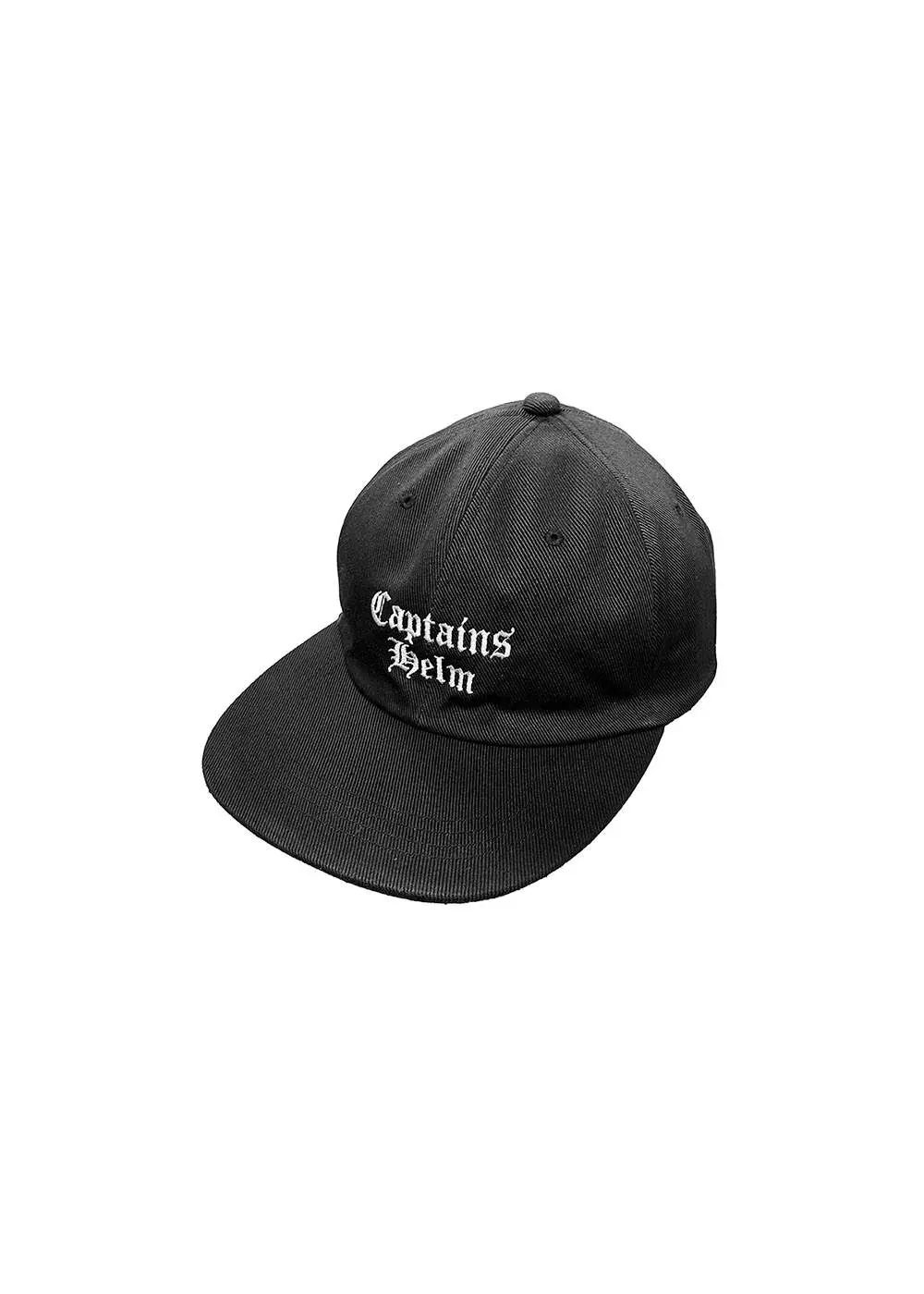 【ラスト1点】38 LOGO CAP (BLACK) / ロゴ刺繍 コットン キャップ