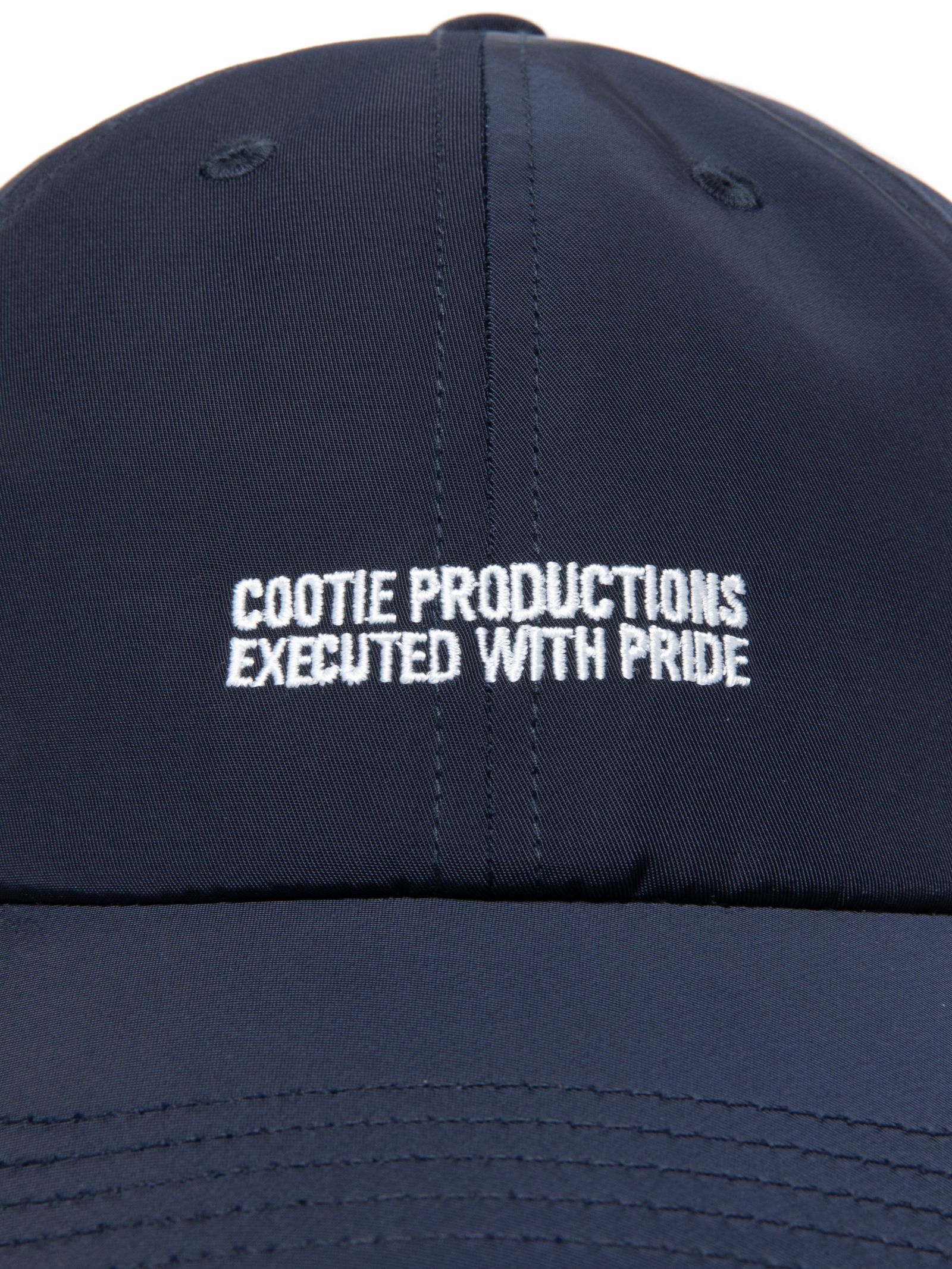 COOTIE PRODUCTIONS - 【ラスト1点】POLYESTER 6 PANEL CAP (NAVY 