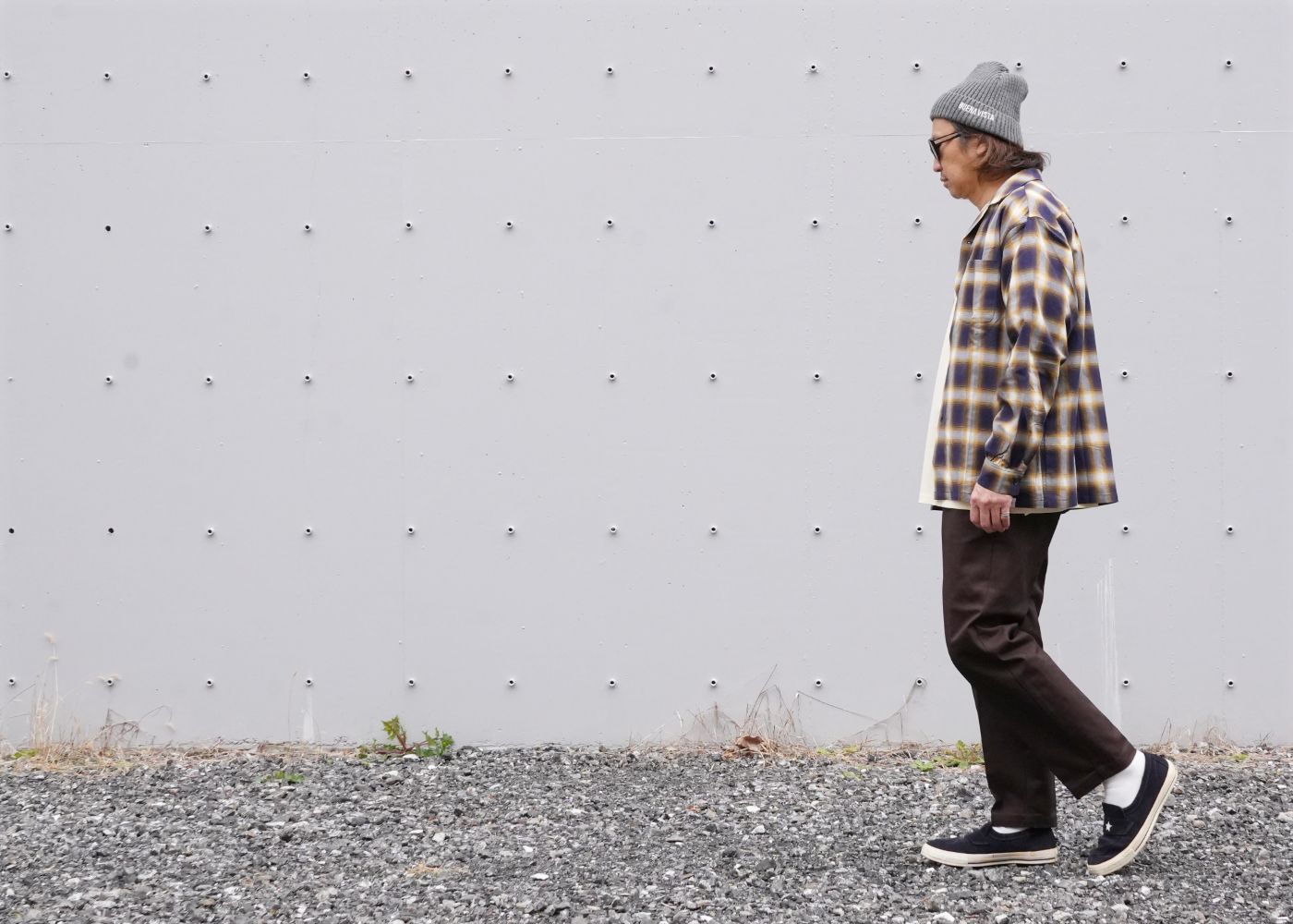 BEDWIN & RATS / SPRING CHECK SHIRT STYLE
