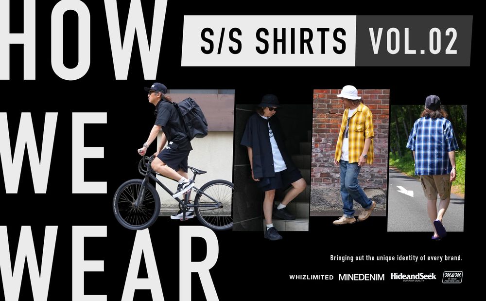 S/S SHIRT STYLE vol.2 / スタイル特集アップ致しました。