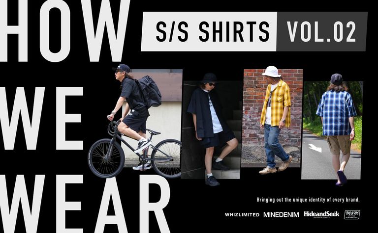 S/S SHIRT STYLE vol.2 / スタイル特集アップ致しました。