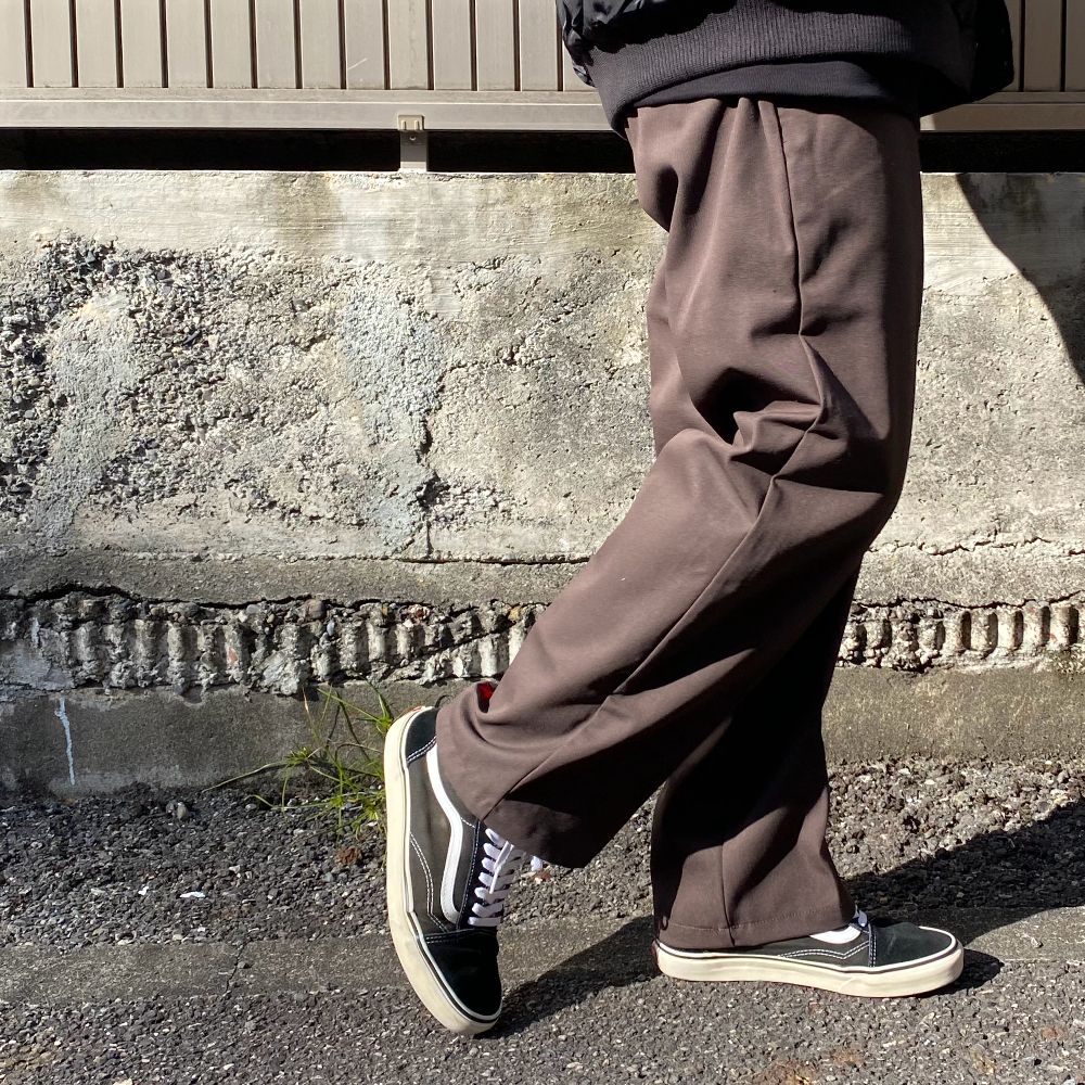 WORK PANTS (D.BROWN) / チノパンツ