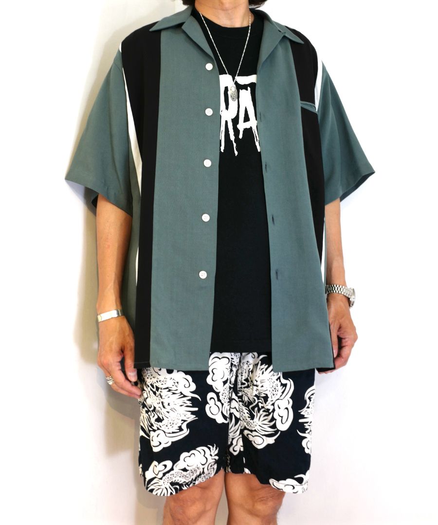 MINEDENIM - × WACKOMARIA Shirt (GRY) / ワコマリア コラボ シャツ 