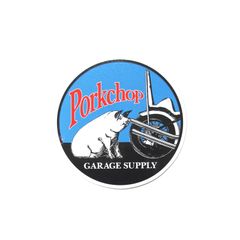PORKCHOPPER STICKER (BLACK) / ポークチョッパー ステッカー