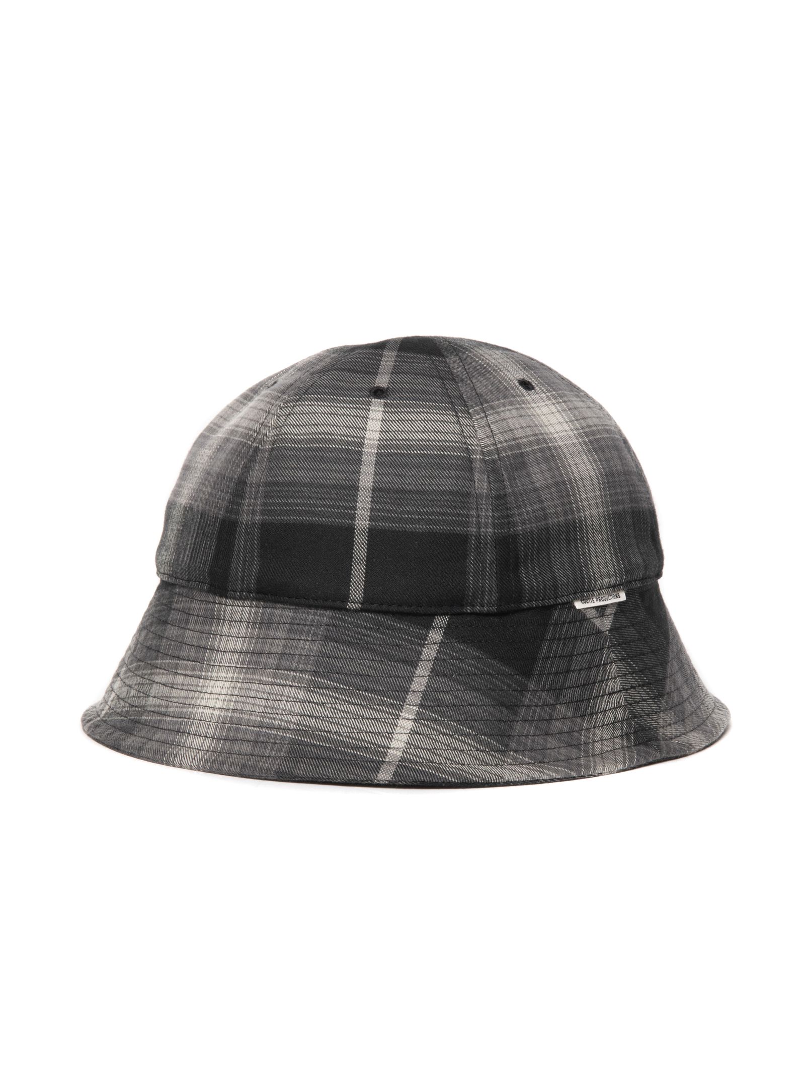 COOTIE PRODUCTIONS - R/C Ombre Check Ball Hat (BLACK) / オンブレ