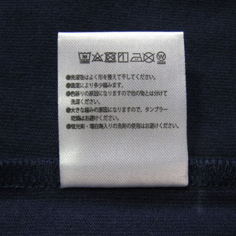 ロゴ刺繍 L/S Tee (NAVY)