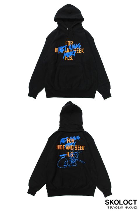 ×SKOLOCT HOODED SWEATSHIRT (BLACK) / スコロクト コラボスウェットパーカー