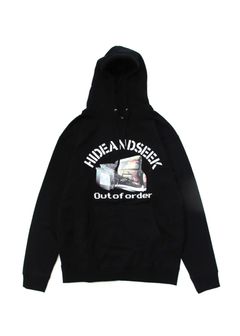 OUT OF ORDER HOODED SWEAT SHIRT (BLACK) / アウトオブオーダー スウェットパーカー