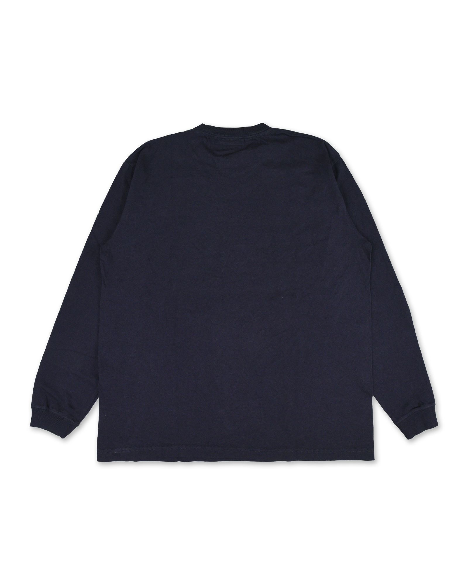 CLASSIC LOGO LS TEE (NAVY) / ロゴ プリント ロンT