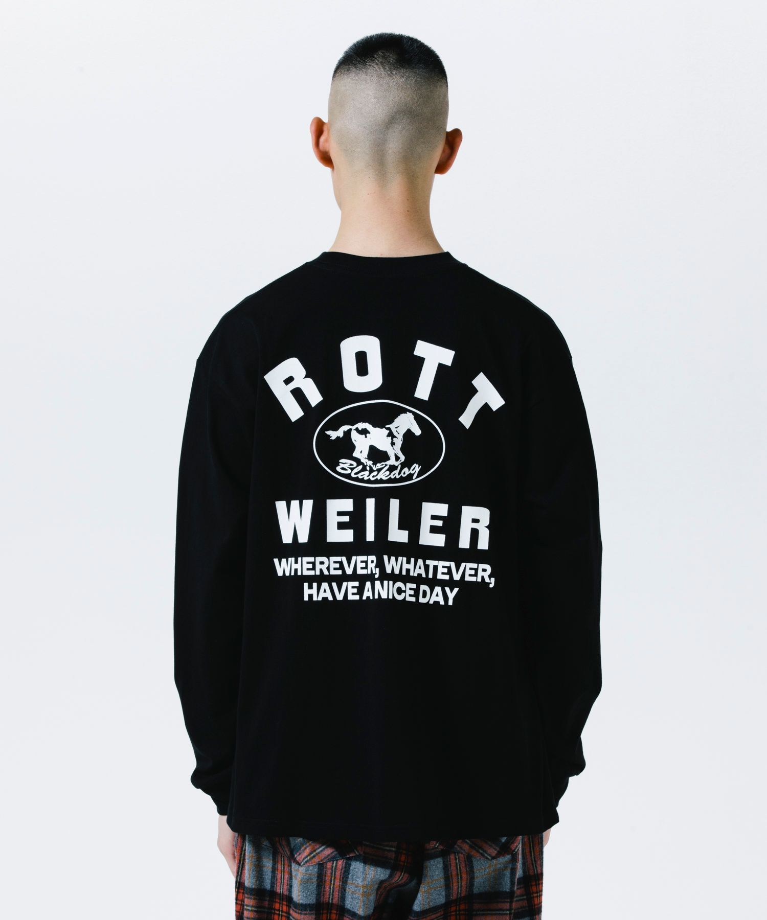HORSE LSTEE (BLACK) / プリント Tシャツ