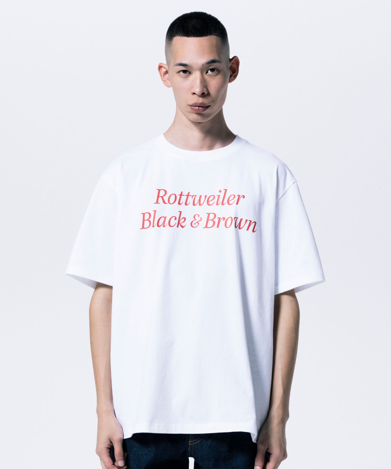 R9 B&B SS TEE (WHITE) /  オリジナル ロゴプリント Tシャツ