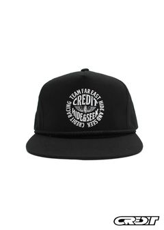 × CREDIT WORK CAP (BLACK) / クレジット コラボキャップ