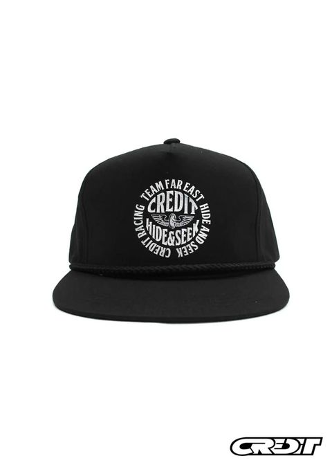 × CREDIT WORK CAP (BLACK) / クレジット コラボキャップ
