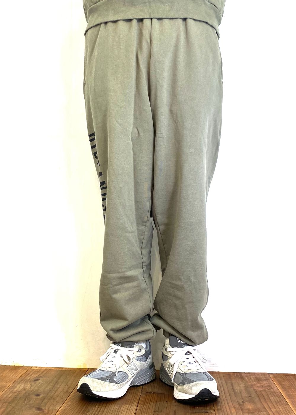 College Sweat Pant (OLIVE DRAB) / オリジナル セットアップスウェットパンツ / セットアップ可能