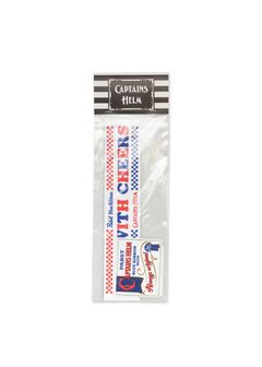× Pabst Blue Ribbon STICKER SET (WHITE) / ×パブストブルーリボン コラボ ステッカー セット