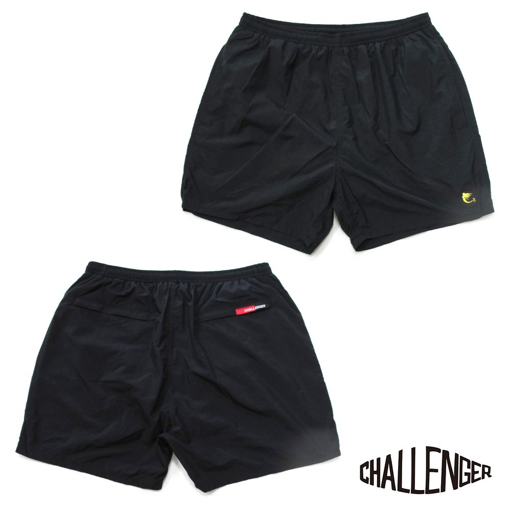 CAPTAINS HELM - × CHALLENGER BITE ME SUMMER SHORTS (BLACK