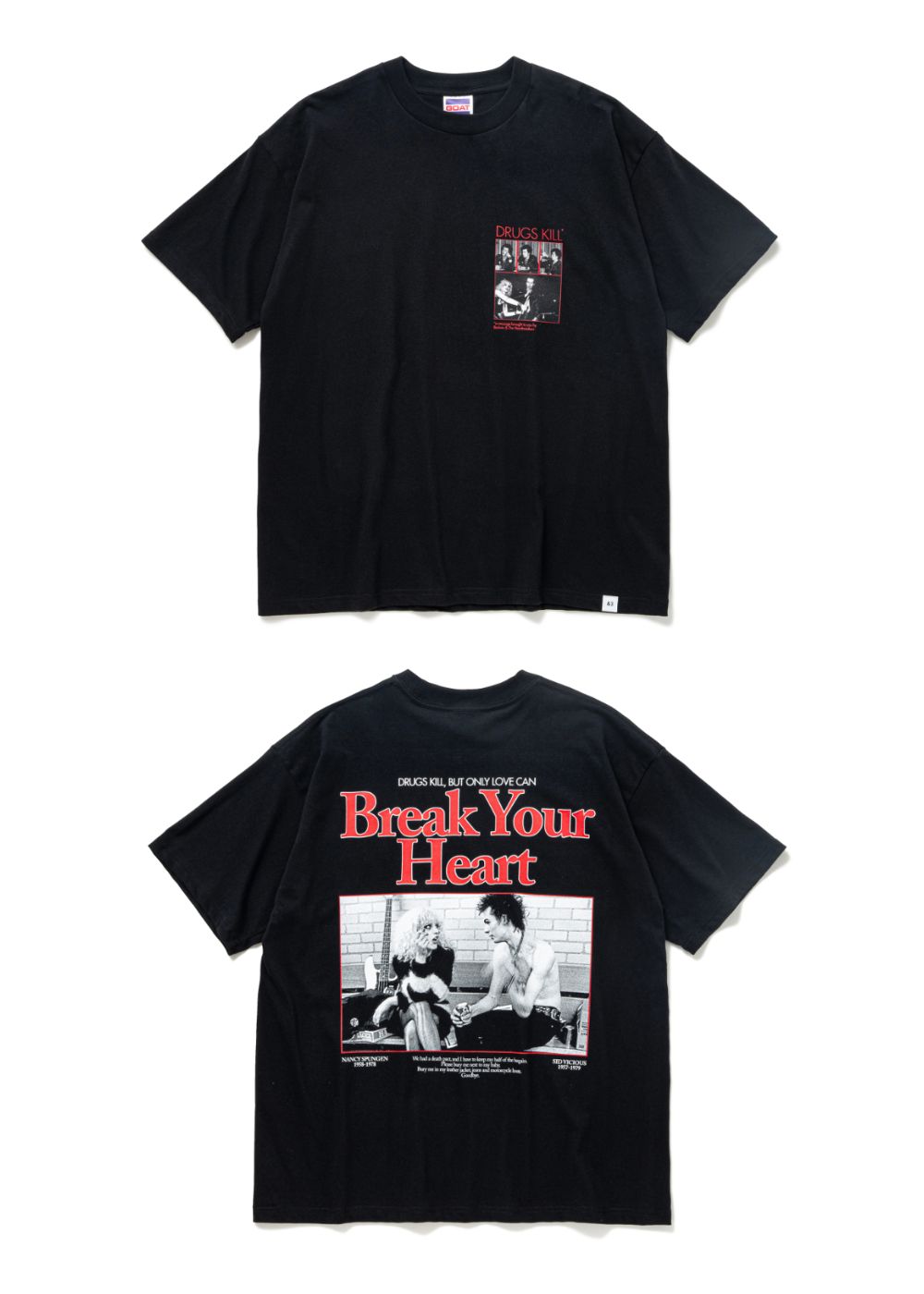 BEDWIN & THE HEART BREAKERS 新作販売告知 / インパクト抜群のプリントtee&トートバッグ。