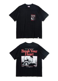 S/S PRINTED TEE "A.COX" (BLACK) / フォト プリント Tシャツ