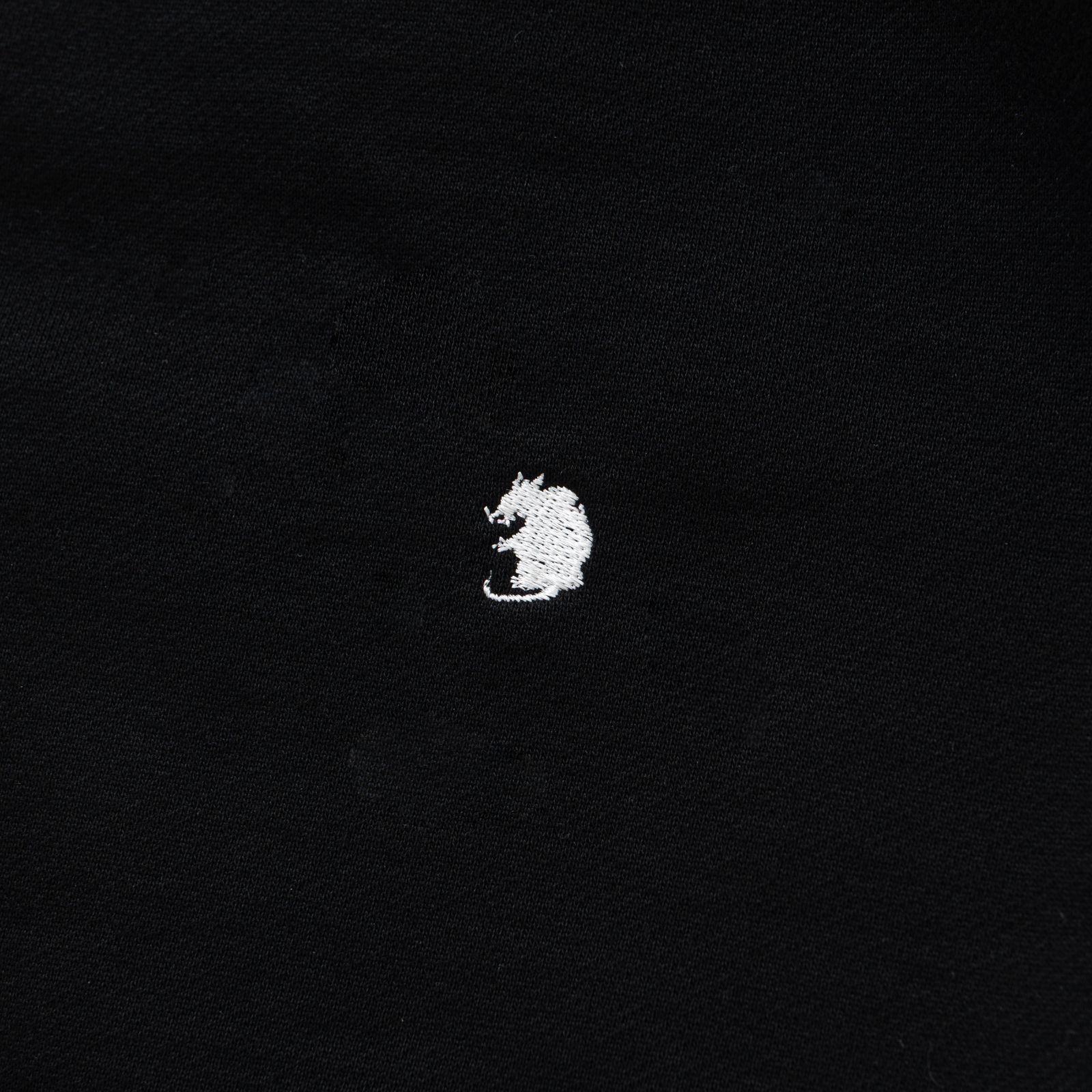 CROSS CUT HOODIE (WHITE) / クロスネック スウェット パーカー