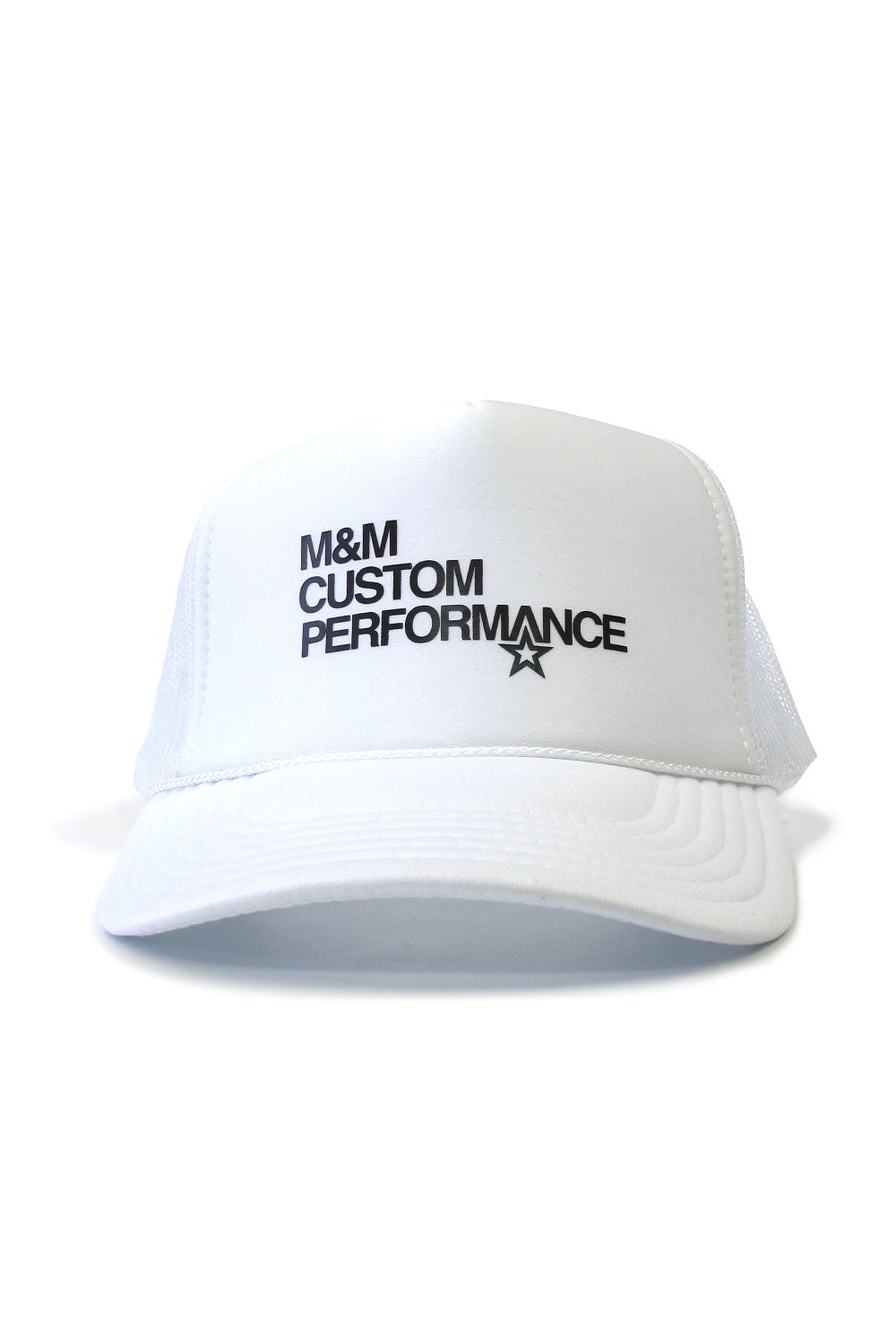 M&M CUSTOM PERFORMANCE - PRINT MESH CAP (GRAY) / プリントメッシュ 