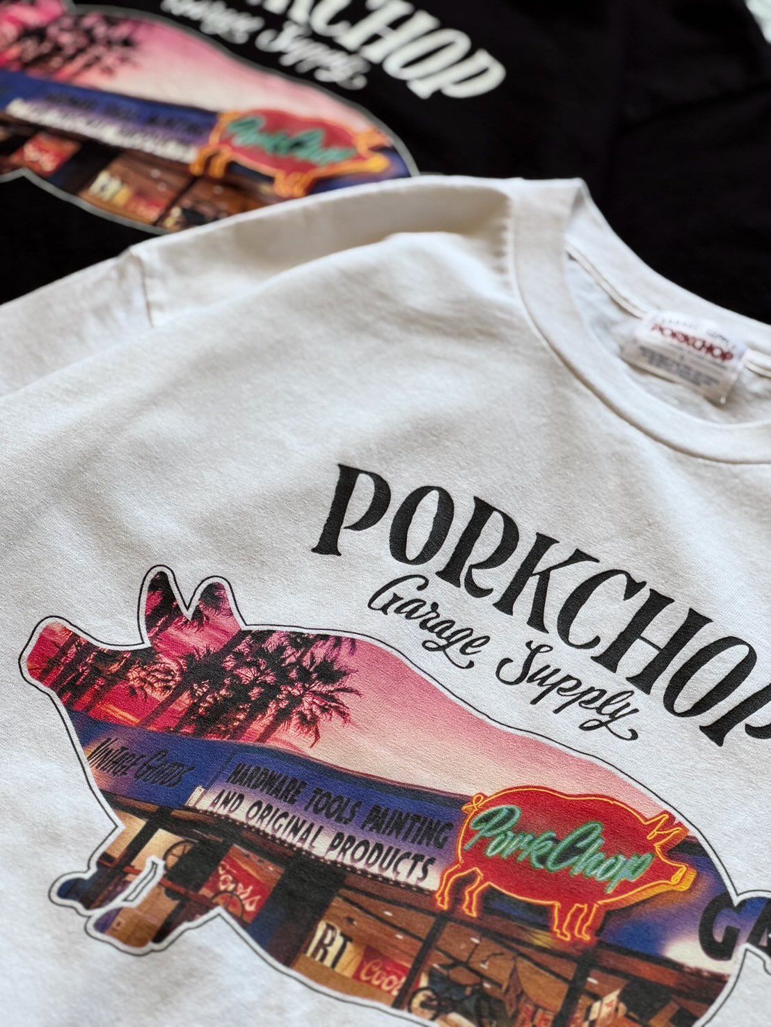 PORK STORE TEE (WHITE) / ポーク ストア Tシャツ