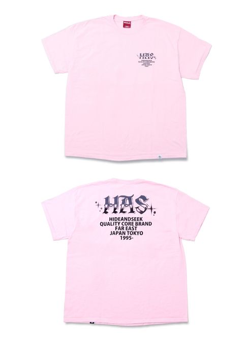 N.L.U. S/S Tee (Back) (PINK) /  プリントTee (バック)