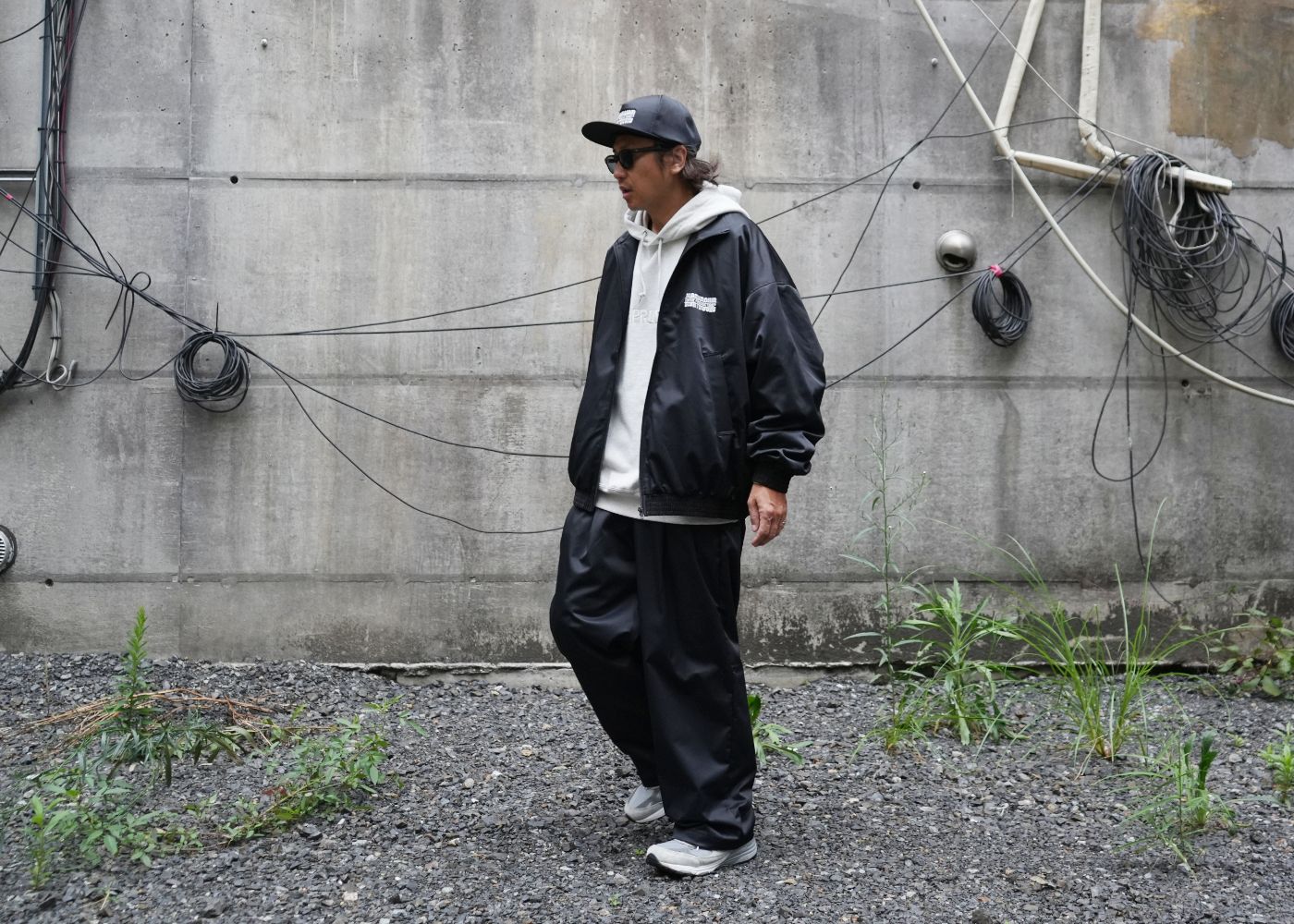 COOTIE PRODUCTIONS - SET UP STYLE / Polyester Twill Track Jacket & 2 Tuck  Track Pants | 4035 | LOOPHOLE