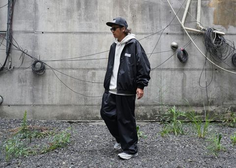 COOTIE PRODUCTIONS - SET UP STYLE / Polyester Twill Track Jacket & 2 Tuck Track Pants
