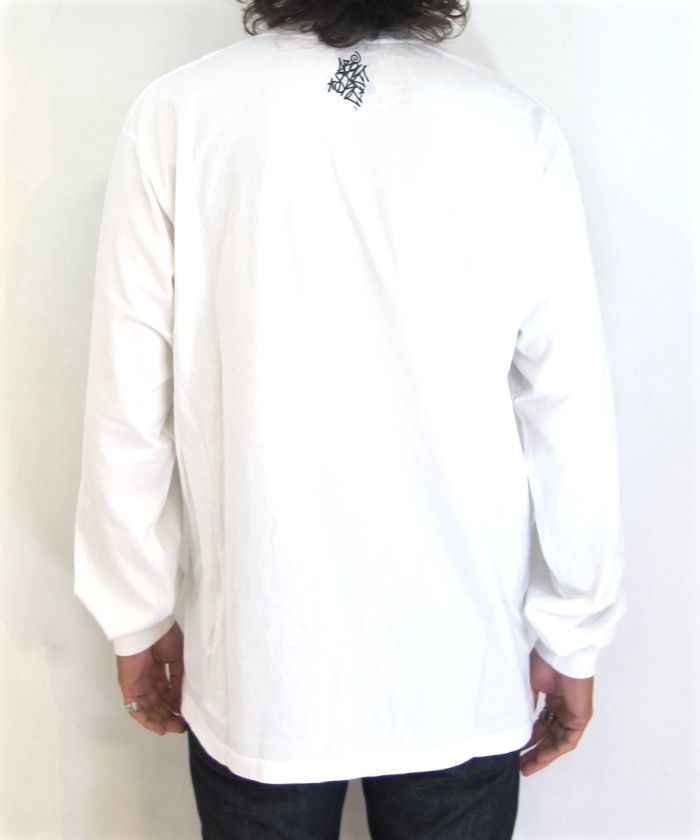 Stie-lo×Davide Sorrenti Amy Lace L/S T-SH (WHITE) / ×ダヴィデ・ソレンティ×スティーロ コラボフォトロンT