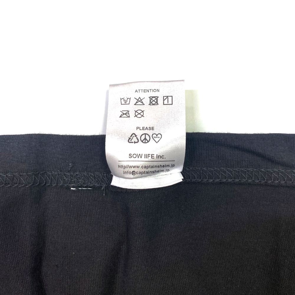 【ラスト1点】"OCEANSIDE DIVISION" US LOGO SS TEE  (BLACK) / ロゴ プリント Tシャツ