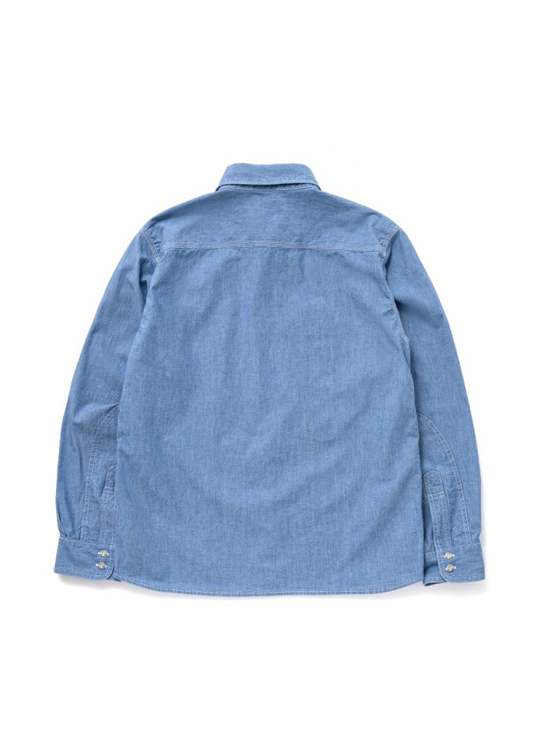 RATS - CHAMBRAY SHIRT (INDIGO) / シャンブレー シャツ | LOOPHOLE