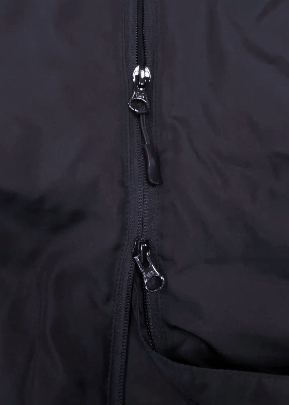 BURNING LOGO HOODED JKT (NAVY) / フーデッド パフ ジャケット