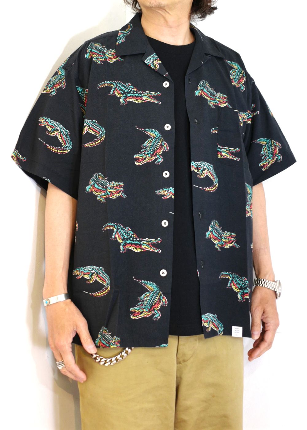 BEDWIN & THE HEARTBREAKERS - S/S OPEN COLLAR ALOHA SHIRT 