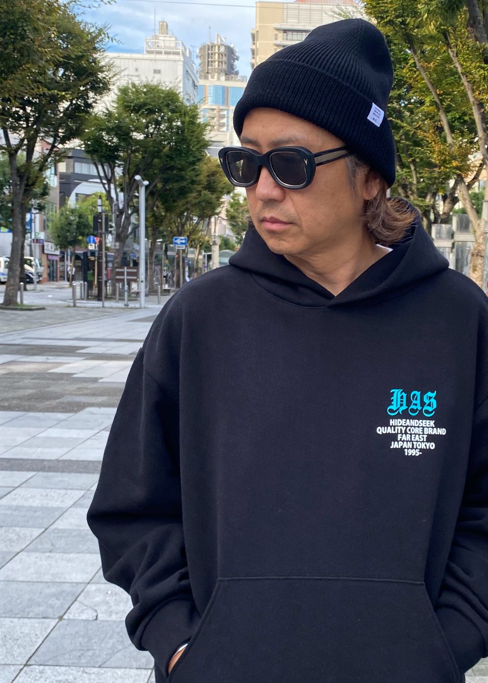 CA4LA Ex. WATCH CAP "ROBERT" (BLACK) / カシラ コラボレーション ニット キャップ