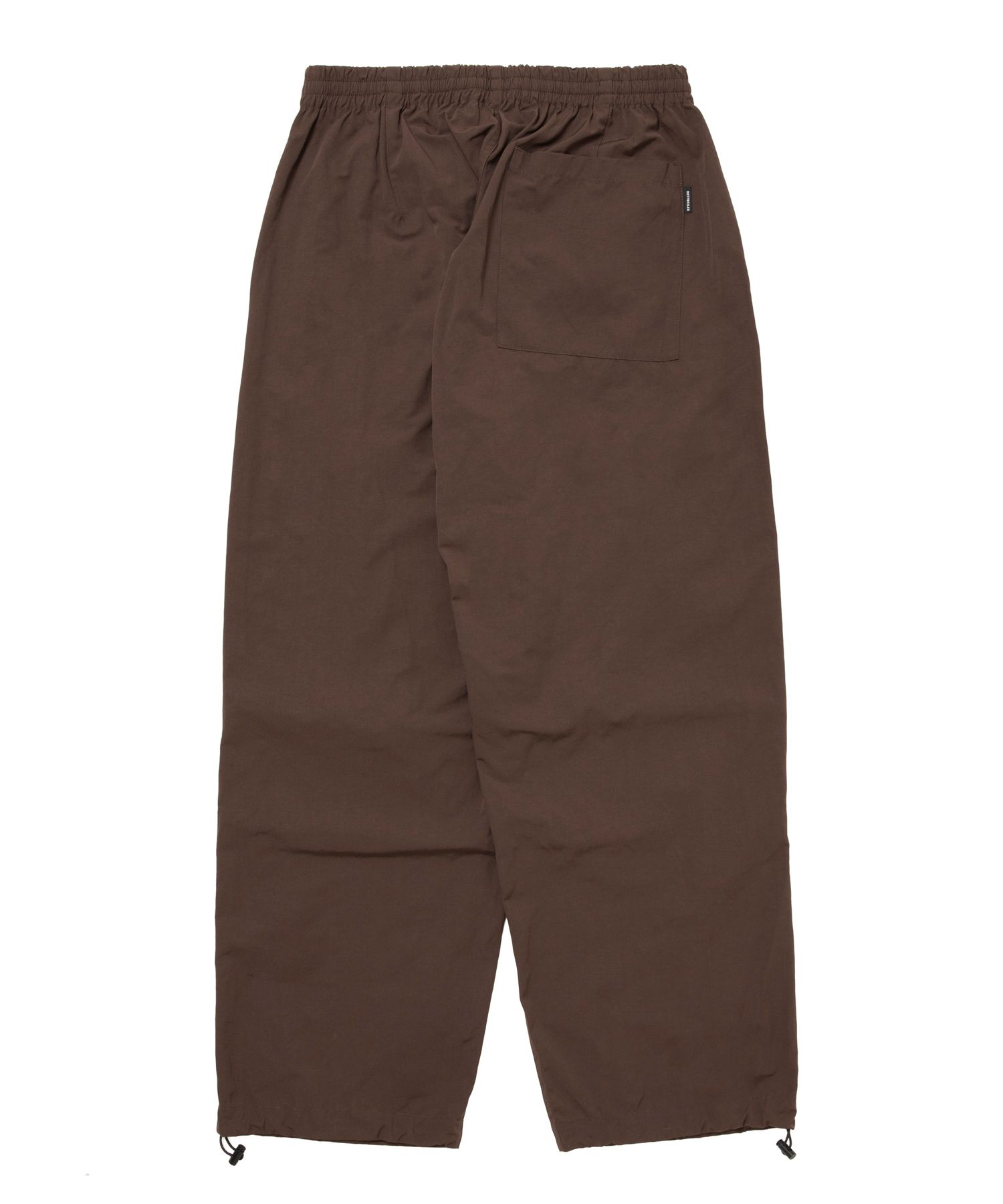 R9 PARACHUTE PANTS (BROWN) / パラシュート パンツ