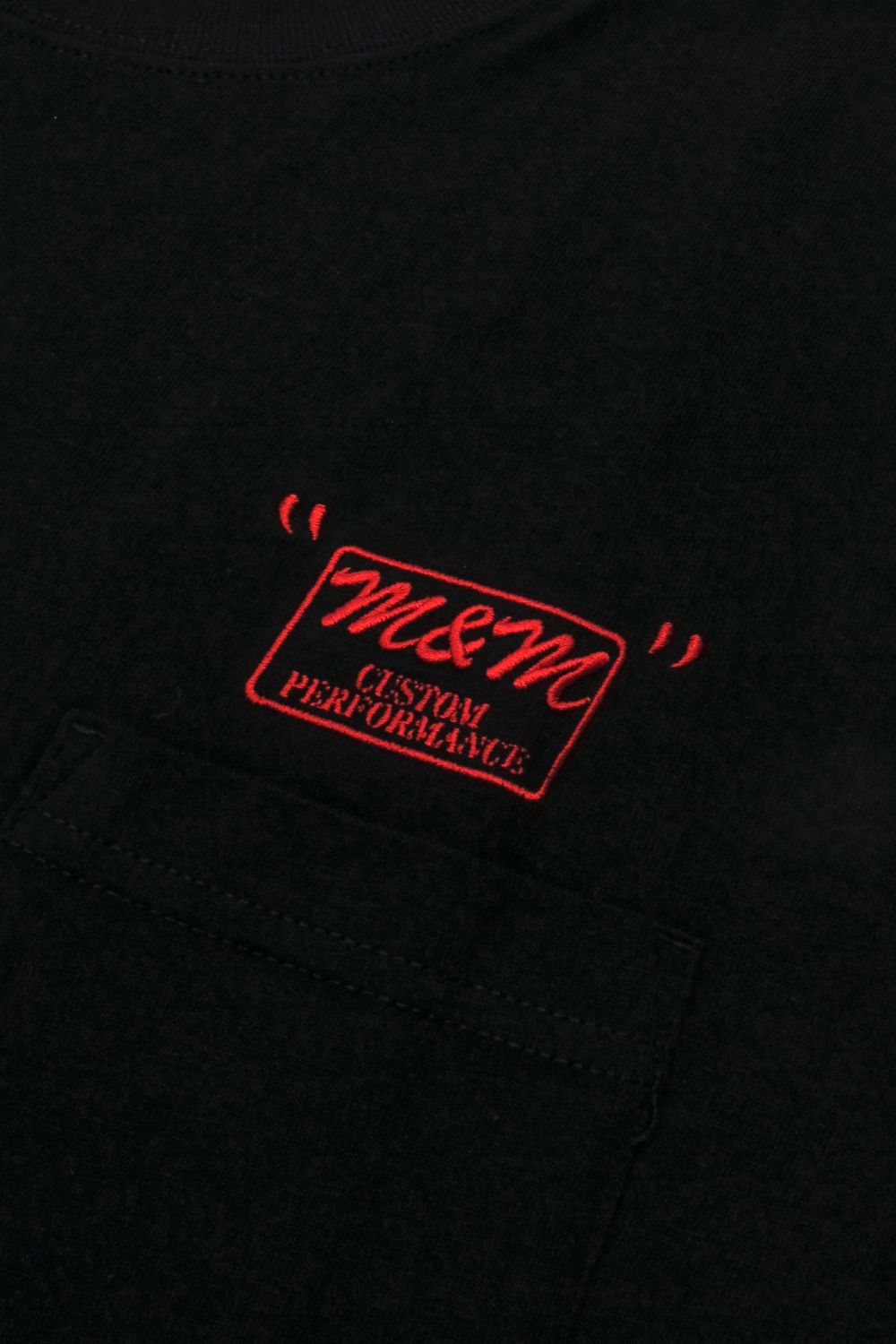 PRINT S/S TEE (BLACK) / アンライバルド コラボT